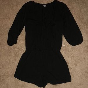 Black aerie romper